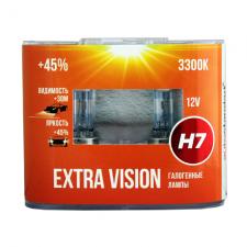 Лампы галогенные головного света "EXTRA VISION " +45%, H7-12V, 55W, PX26d, 2шт.